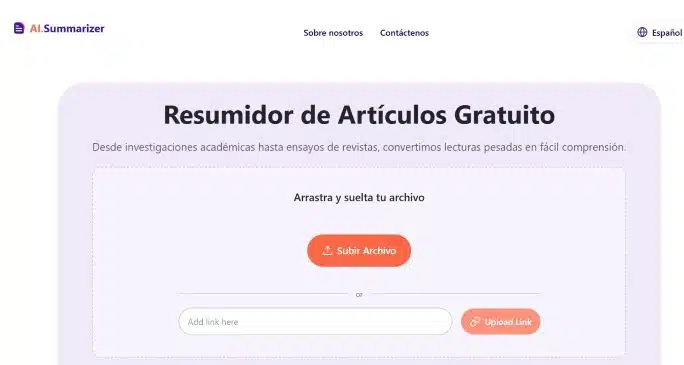 Free-AI-article-summarizer
