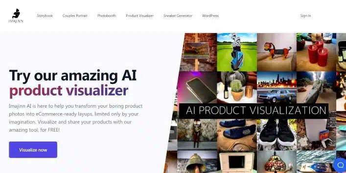 visualizador de produto AI