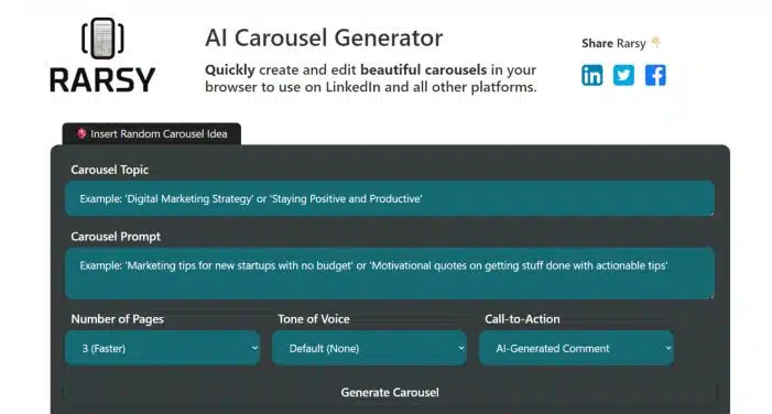 carousel-generator