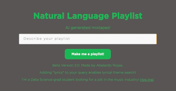naturallanguageplaylist