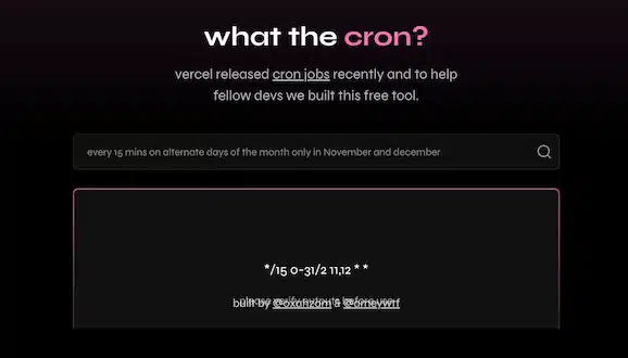 text-to-cron